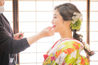 メイクシーンの撮影 無料