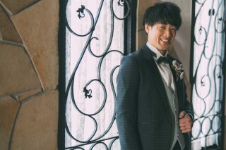 ご新郎様ヘアセット