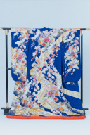 花流水に桜鶴