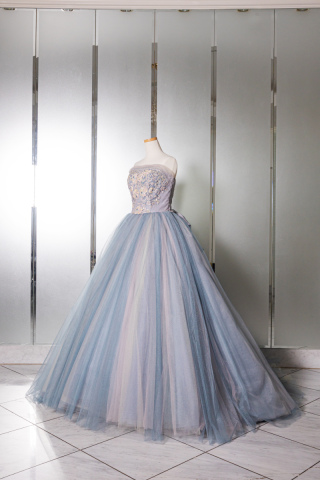 カラードレス【LA0070(Bu)】