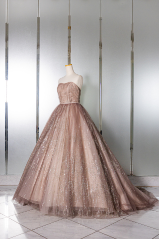 カラードレス【Fi42(グレージュ)】