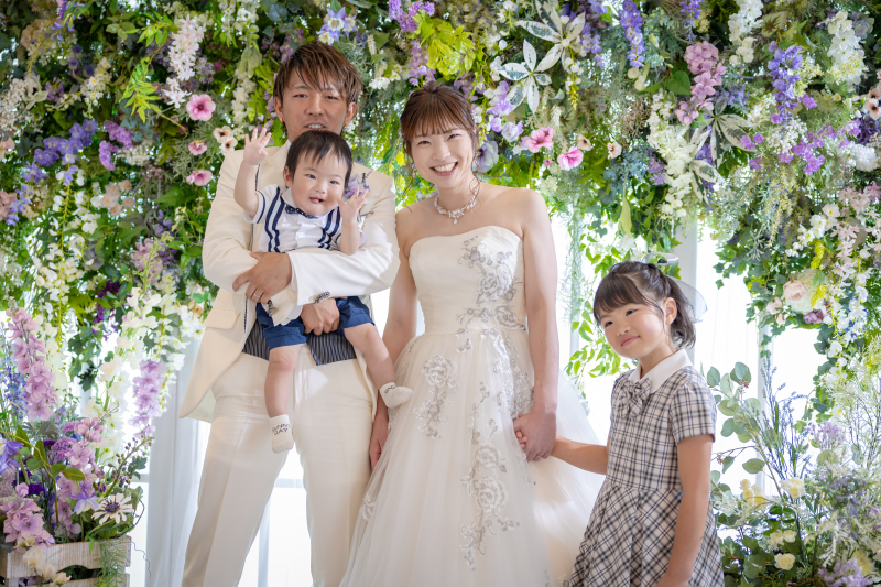 ご家族様との笑顔溢れるお写真を