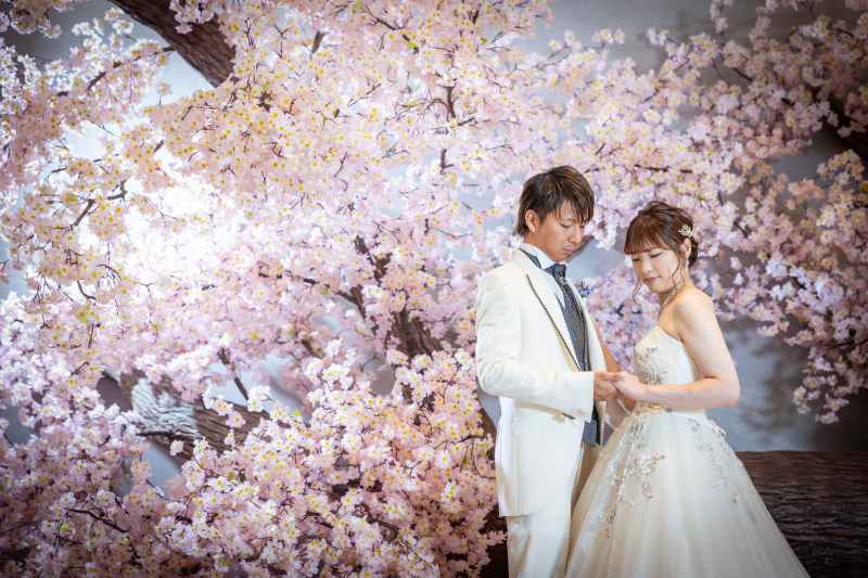 お二人でのロマンチックなお写真も