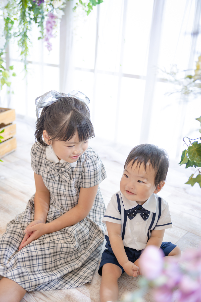 仲良し姉弟2人で