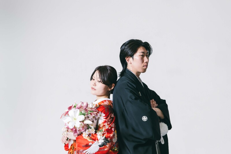 ＊選べるスタジオ背景3ブース／和装フォトプラン＊【50カットデータ付き】