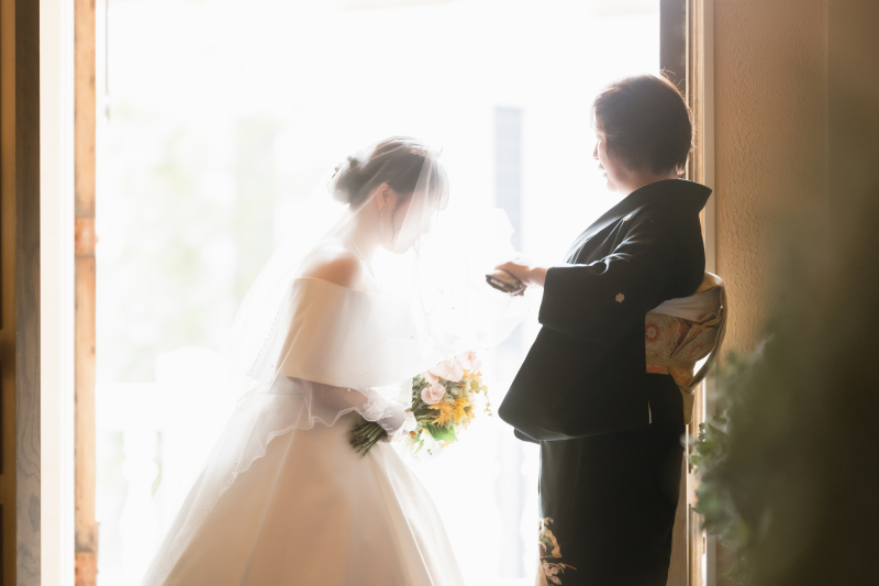 ＊結婚式場で本番さながらの撮影を＊ファミリーフォトプラン（アルバム付き）　洋装1着【ベルヴィ郡山館】