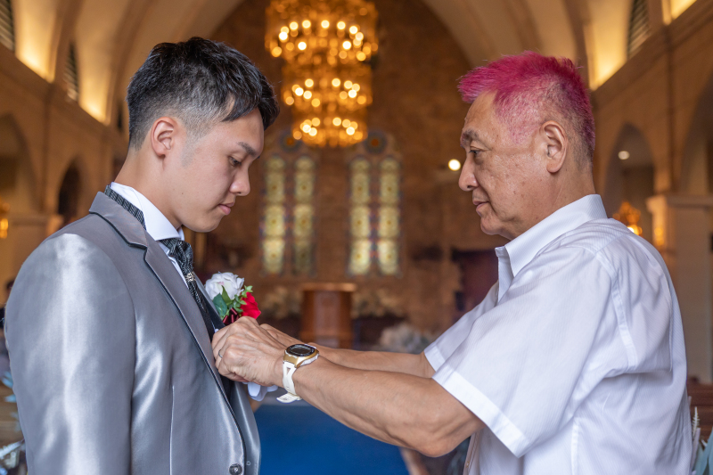 *結婚式場で本番さながらの撮影を*ファミリーフォトプラン(アルバム付き) 洋装1着【ベルヴィ郡山館】