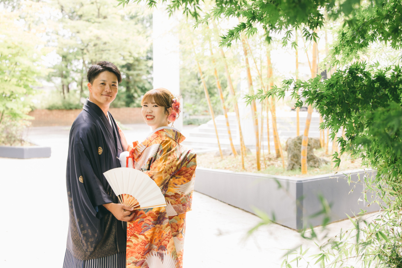 ＊結婚式場で本番さながらの撮影を＊神殿フォトプラン【ベルヴィ郡山館】