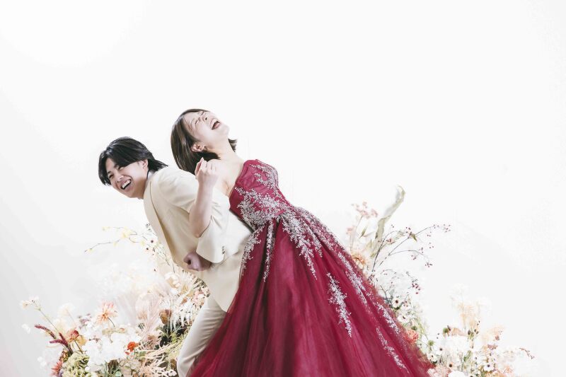 ＊選べるスタジオ背景3ブース／洋装フォトプラン＊【50カットデータ付】
