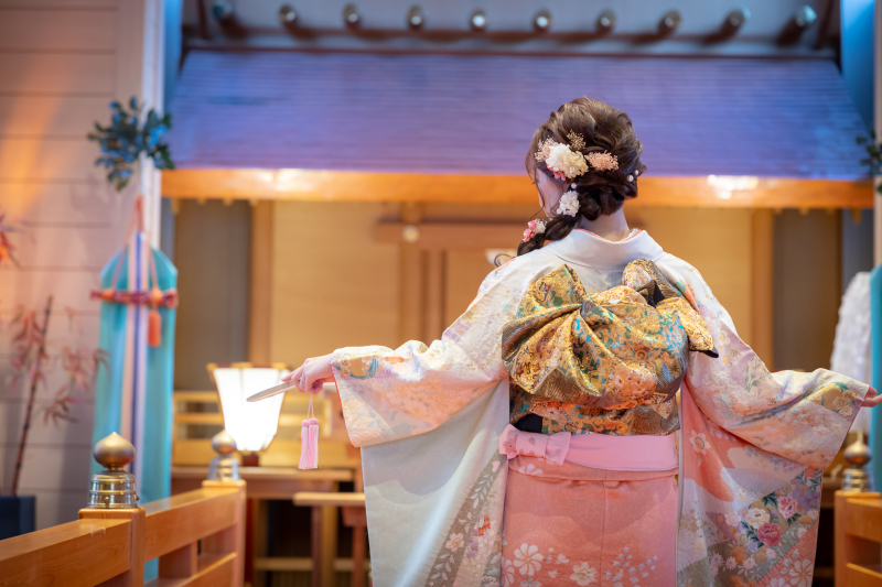 *結婚式場で本番さながらの撮影を*ファミリーフォトプラン(アルバム付き) 和装1着【ベルヴィ郡山館】