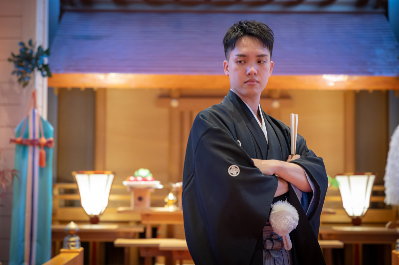 *結婚式場で本番さながらの撮影を*ファミリーフォトプラン(アルバム付き) 和装1着【ベルヴィ郡山館】