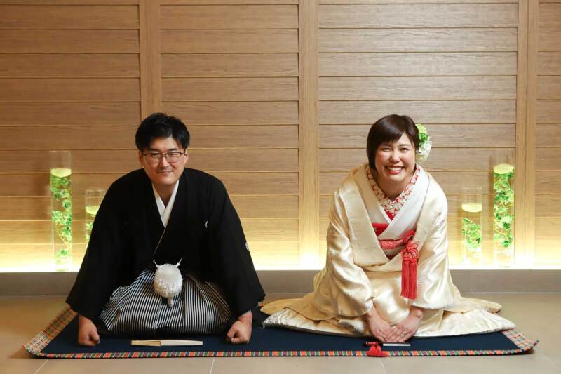 「私達、結婚しました!」