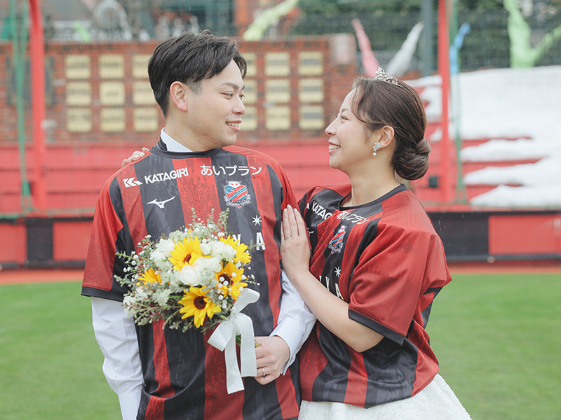 まるで試合前のワンシーン