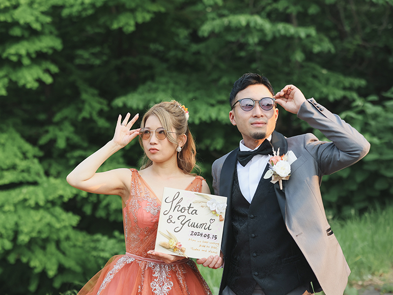 ふたりらしさを大切にしたフォト