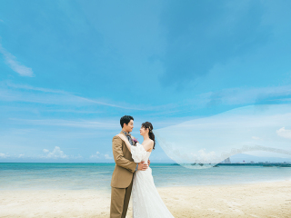 海と空に包まれる、特別な一枚