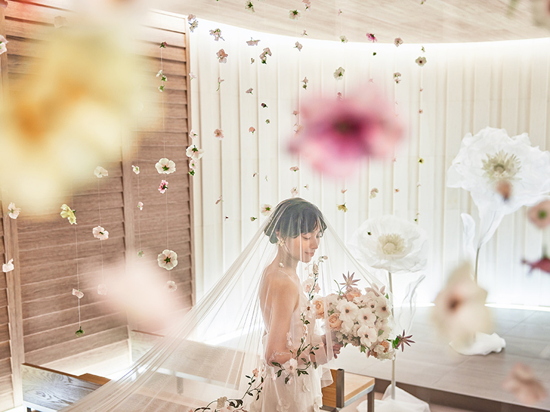 挙式空間をそのまま使える撮影