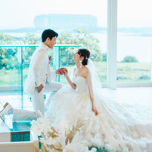 DESTINA　photo wedding_海で撮影できる