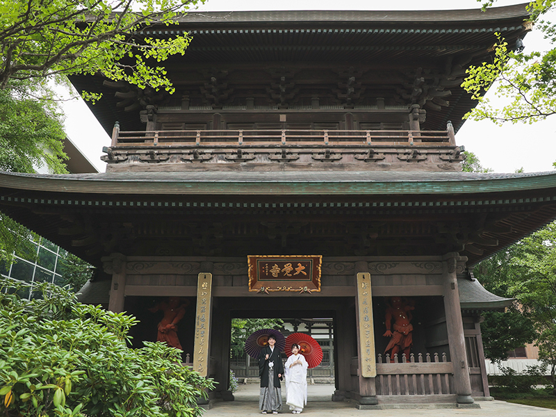 DESTINA photo wedding_神社・寺院で撮影できる