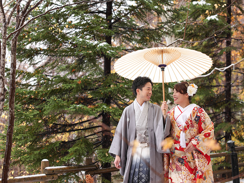 北海道の季節を感じる、鮮やかな色合い
