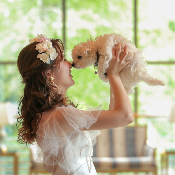 DESTINA photo wedding_ペットと一緒に撮影できる