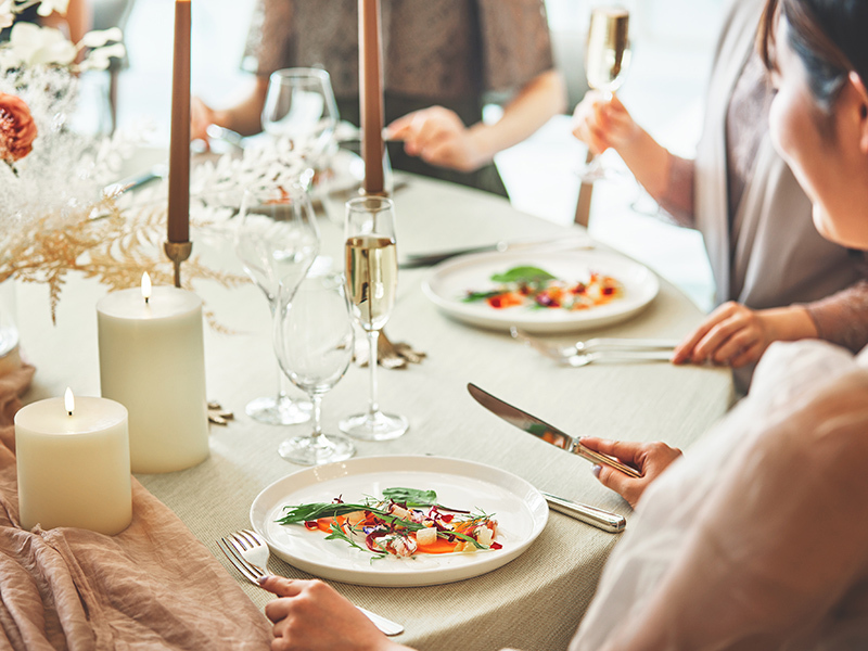 DESTINA　photo wedding_会食ができる