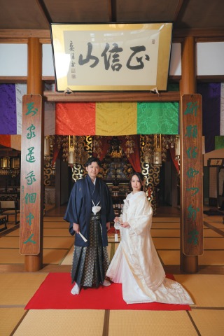 DESTINA　photo wedding_寺フォト