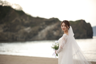 DESTINA　photo wedding_【海デート】ふたりの自然体フォトが人気*