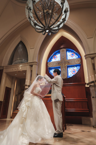 DESTINA photo wedding_藻岩シャローム教会