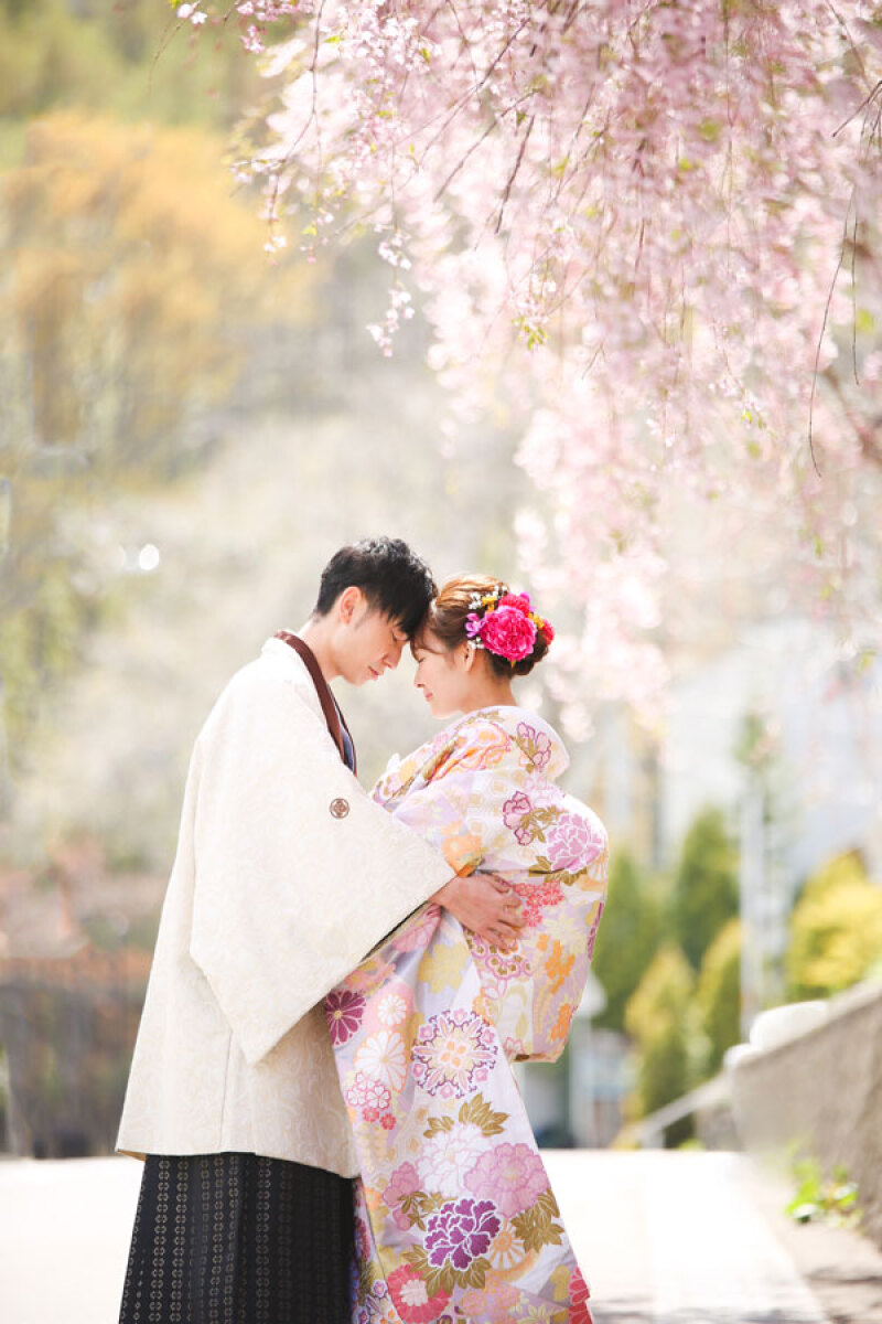 季節感を出しながら、全体的に春らしい色合いの写真に仕上がりました。