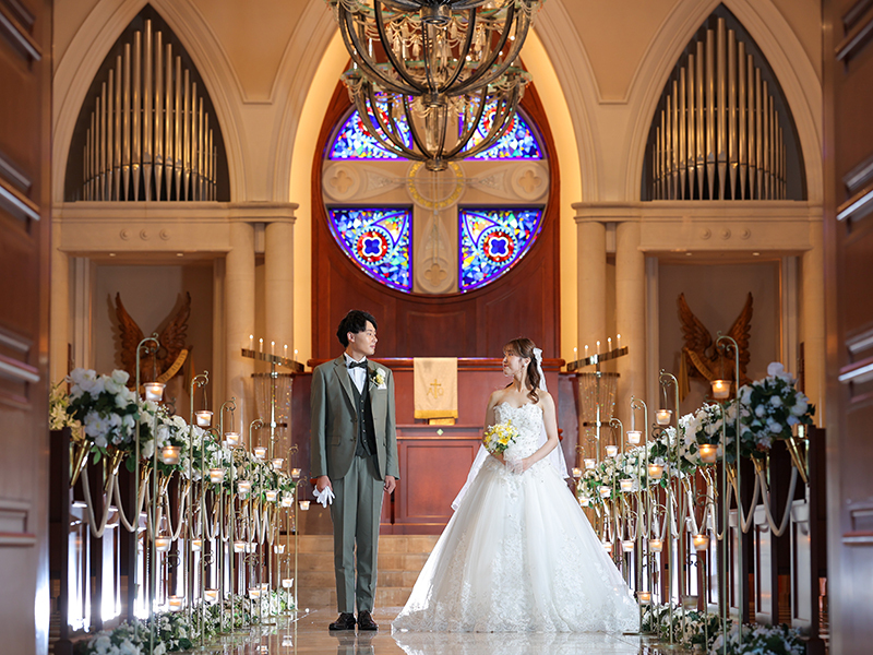 【憧れの聖堂・50カットデータ付】新郎・新婦各1点◆追加料金なし衣裳小物フリーチョイス