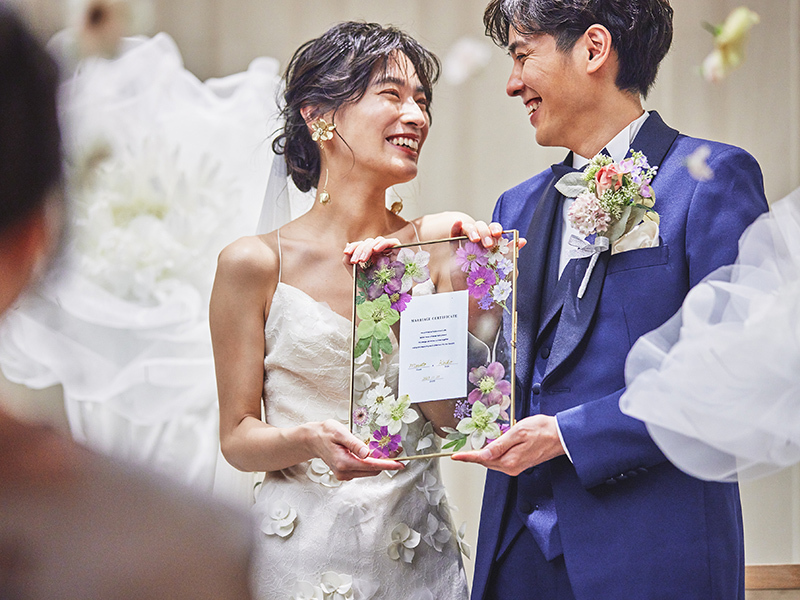 【会食付チャペル+館内撮影】新郎・新婦洋装各1点ヘアメイク付◆本格中華の贅沢コース