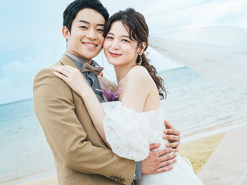 【絶景ビーチで叶えるフォトWD*】西原・チャペル&ビーチコースプラン