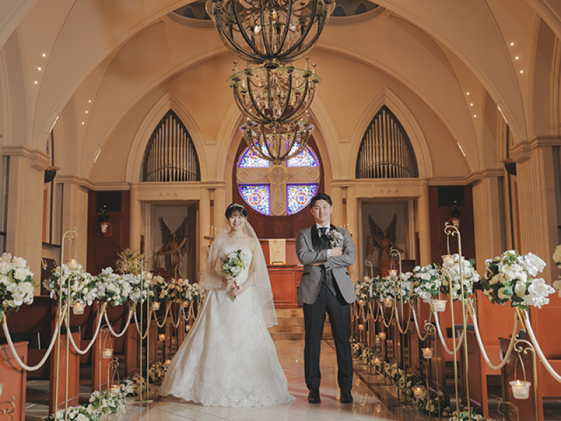 【衣装＆ヘア付】シンプルフォトウエディングプラン《憧れ★チャペル撮影》