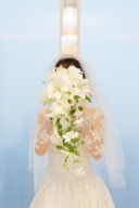 【生花】キャスケードブーケ②