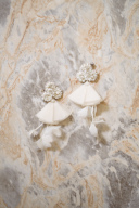 ホワイトフラワーイヤリング2