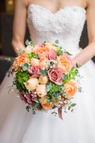 【生花】ラウンドブーケ②