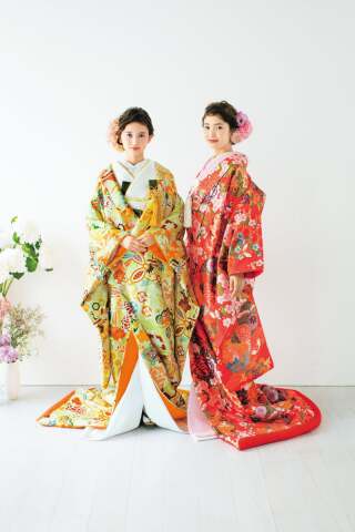 慶寿／唐織花紋