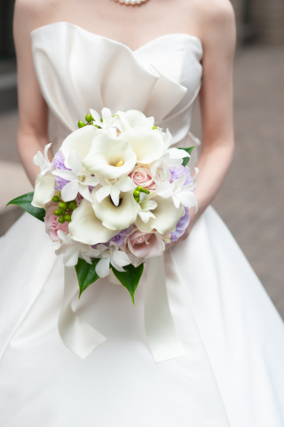 【生花】ラウンドブーケ①