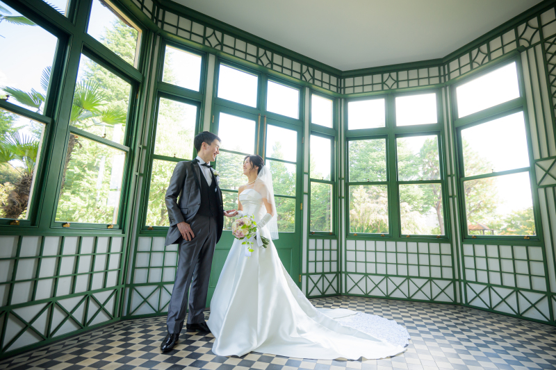 サンルームにて