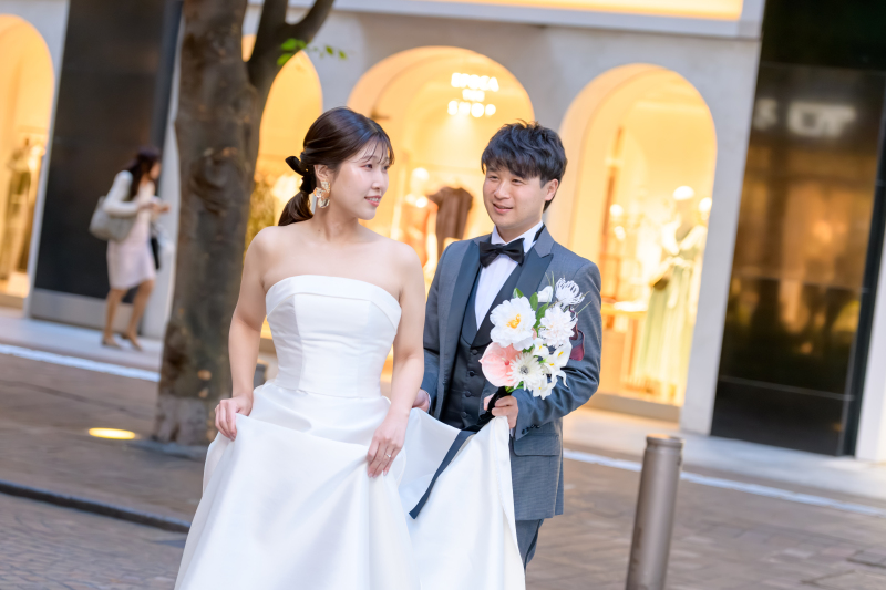 新郎様のエスコート