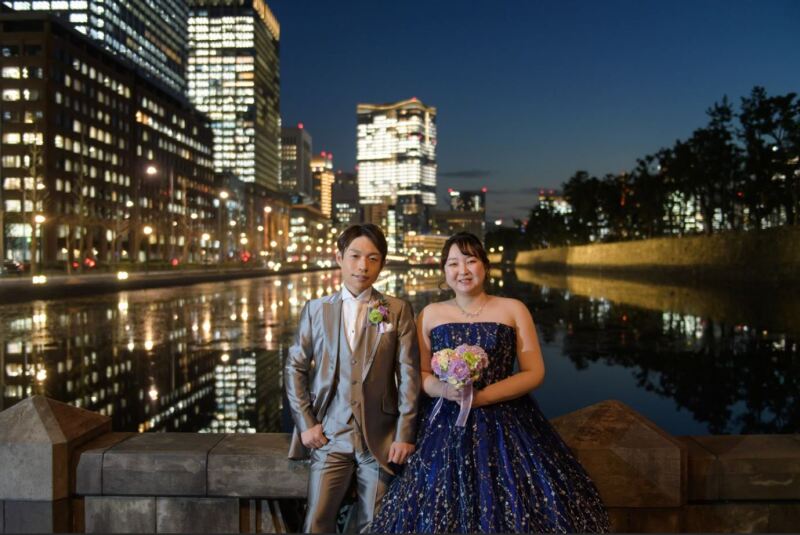 キラキラの夜景と