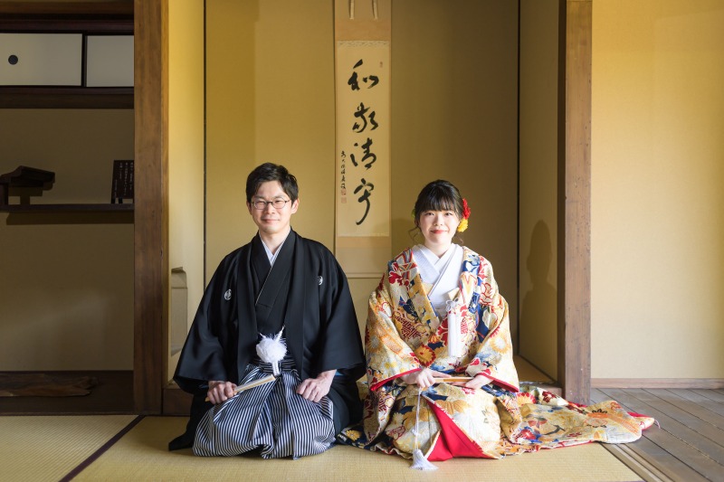 壁面の質感対比