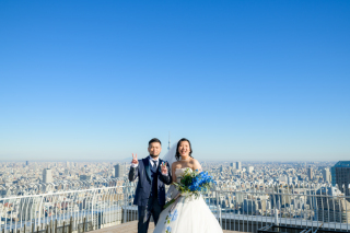 洋装×チャペル、会食プラン