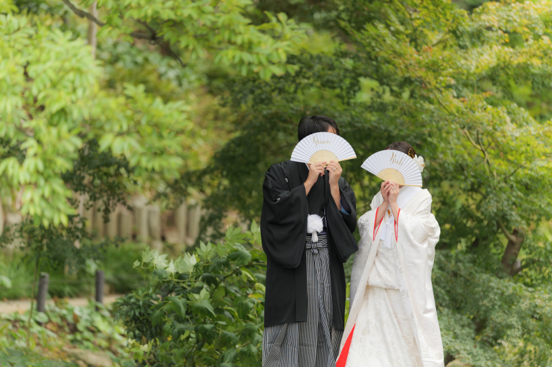 お顔隠しショット