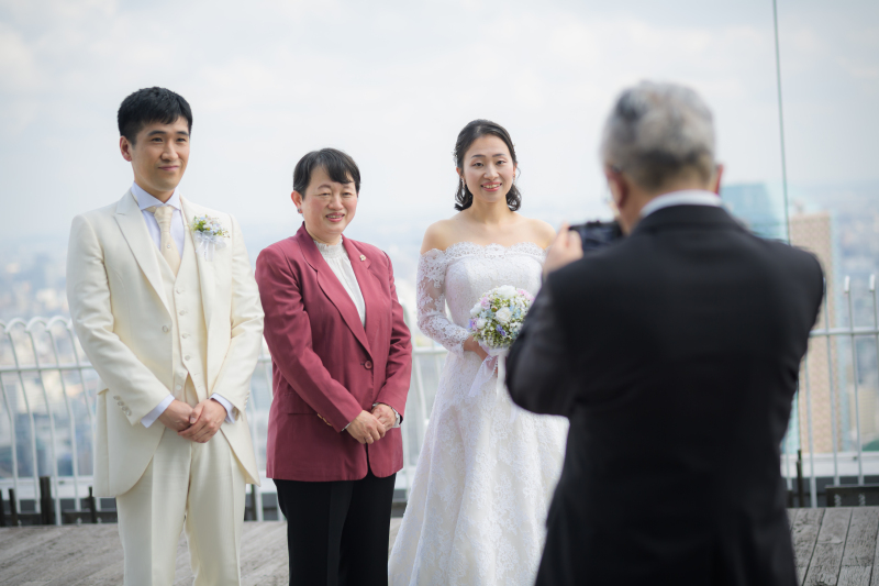 お父様のカメラで。