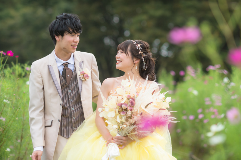 季節の花々に包まれて