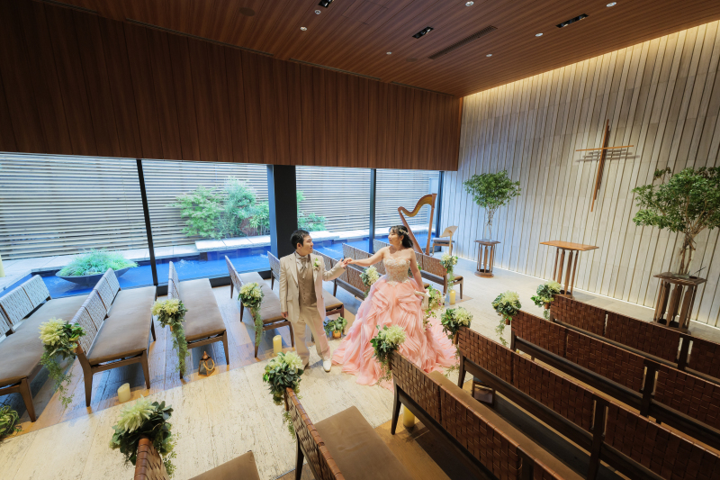 ラストはチャペルで