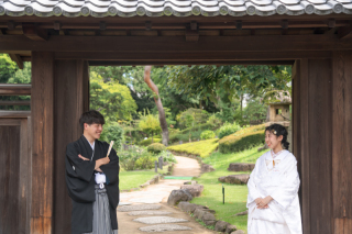 白無垢×ロケーション