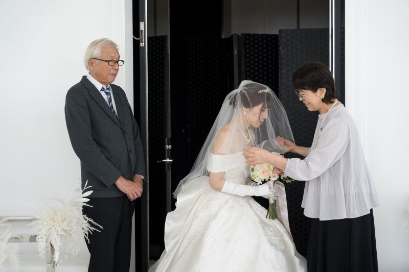 感動が溢れるヴェールダウン