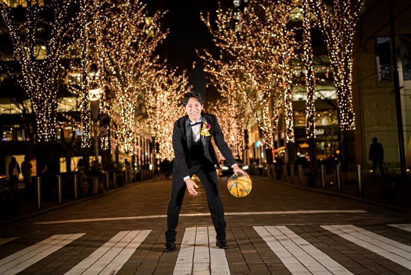 ソロショット　ー新郎様ー